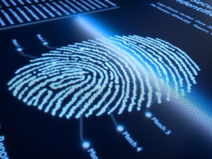 close up of a fingerprint