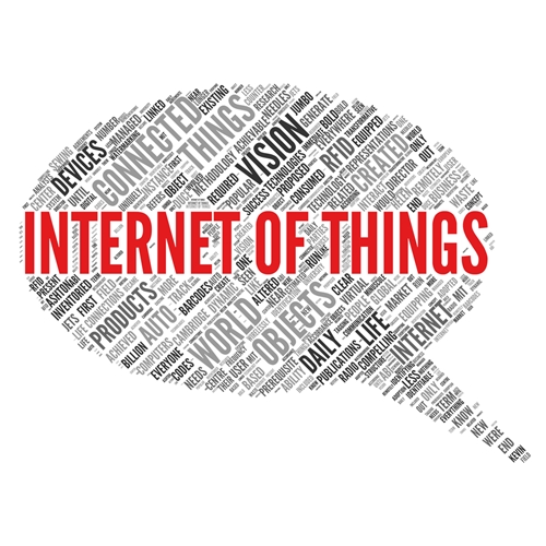 internet of things word bubble