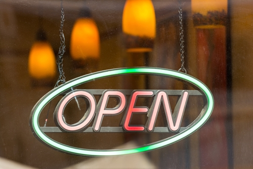 neon open sign