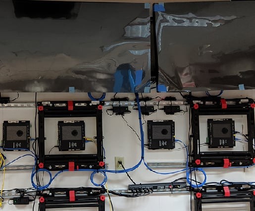 Technical hardware with wires